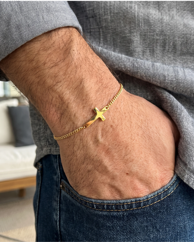 Cross Bracelet Gold
