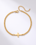 Cross Bracelet Gold