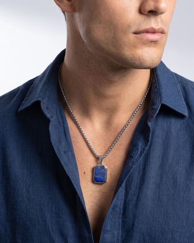 Marina Stone Pendant Blue