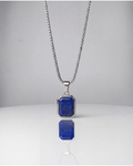 Marina Stone Pendant Blue